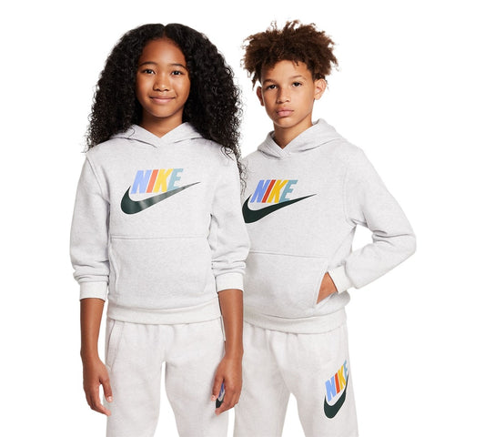 Nike Kids' Sportswear Club Fleece Hoodie L Birch Heather boys