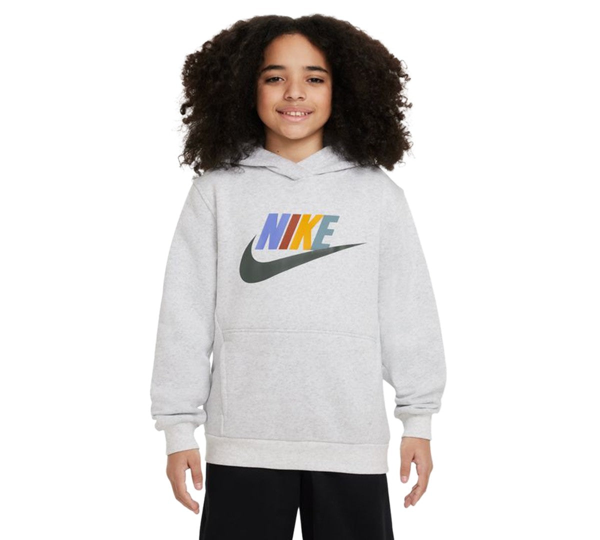 Nike Kids' Sportswear Club Fleece Hoodie L Birch Heather boys