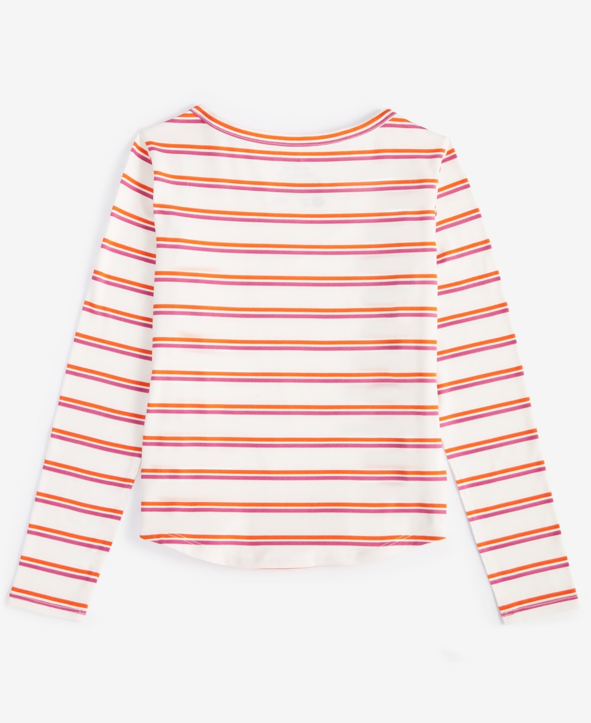 Epic Threads Emily Striped Knit Top, Snowfall White XS Girl