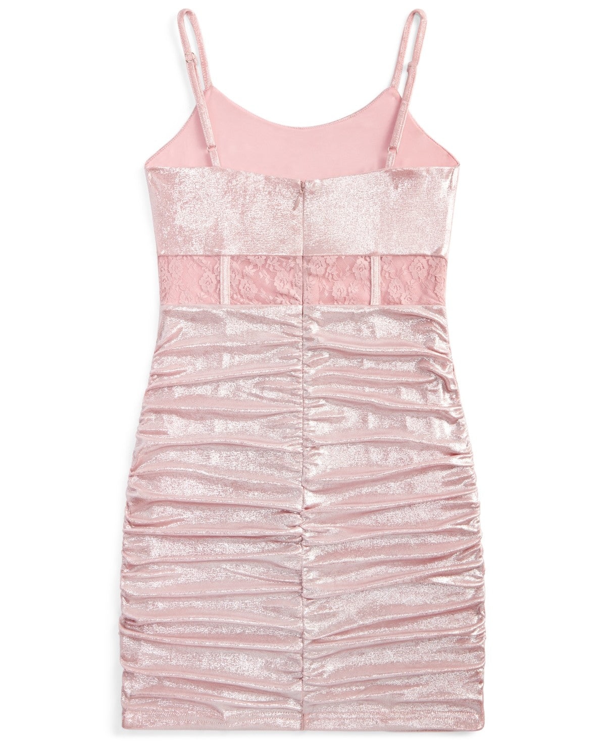 With Jules Big Girls Sleeveless Lace Dress, Light Pink, L