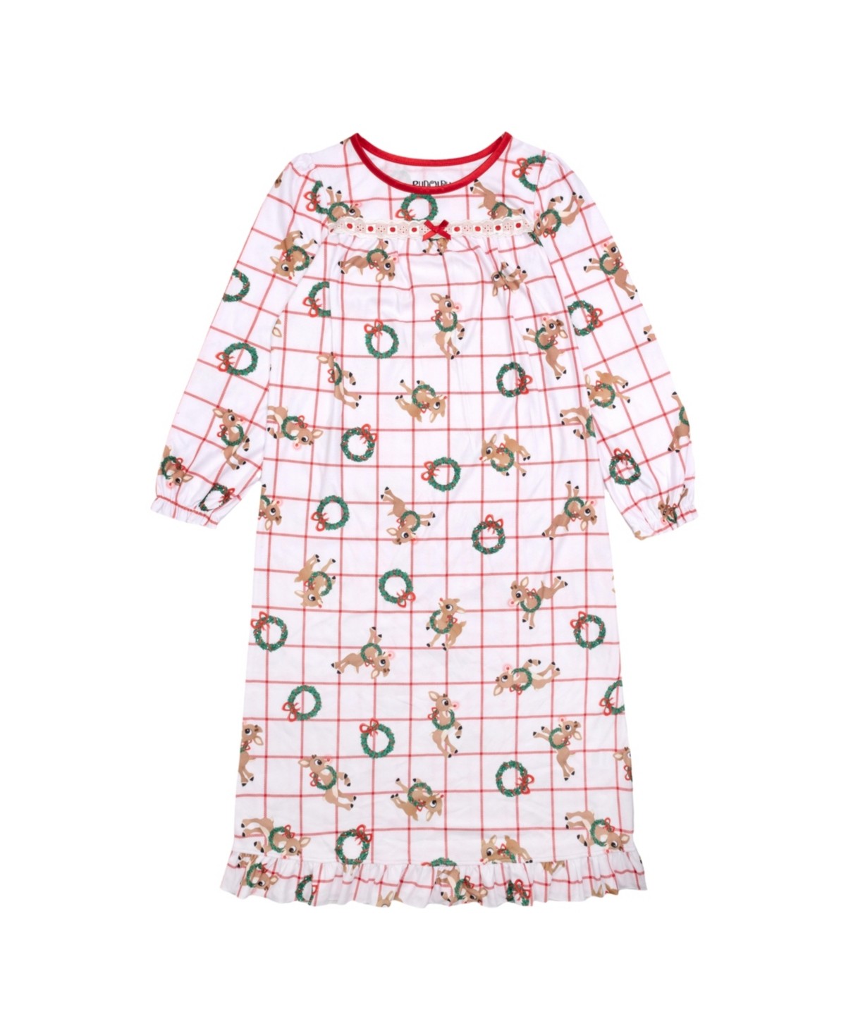 Rudolph Holiday Sibling Sleep Gown Size 8 - Assorted girl