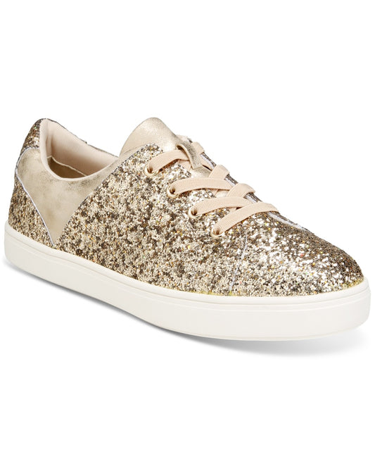 Epic Threads Girls Nia Lace-up Shoes - Gold Spark