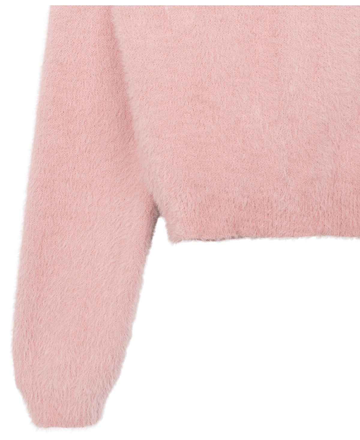 Stella 88 Fuzzy Bow Applique Sweater Blush -girl  Size M