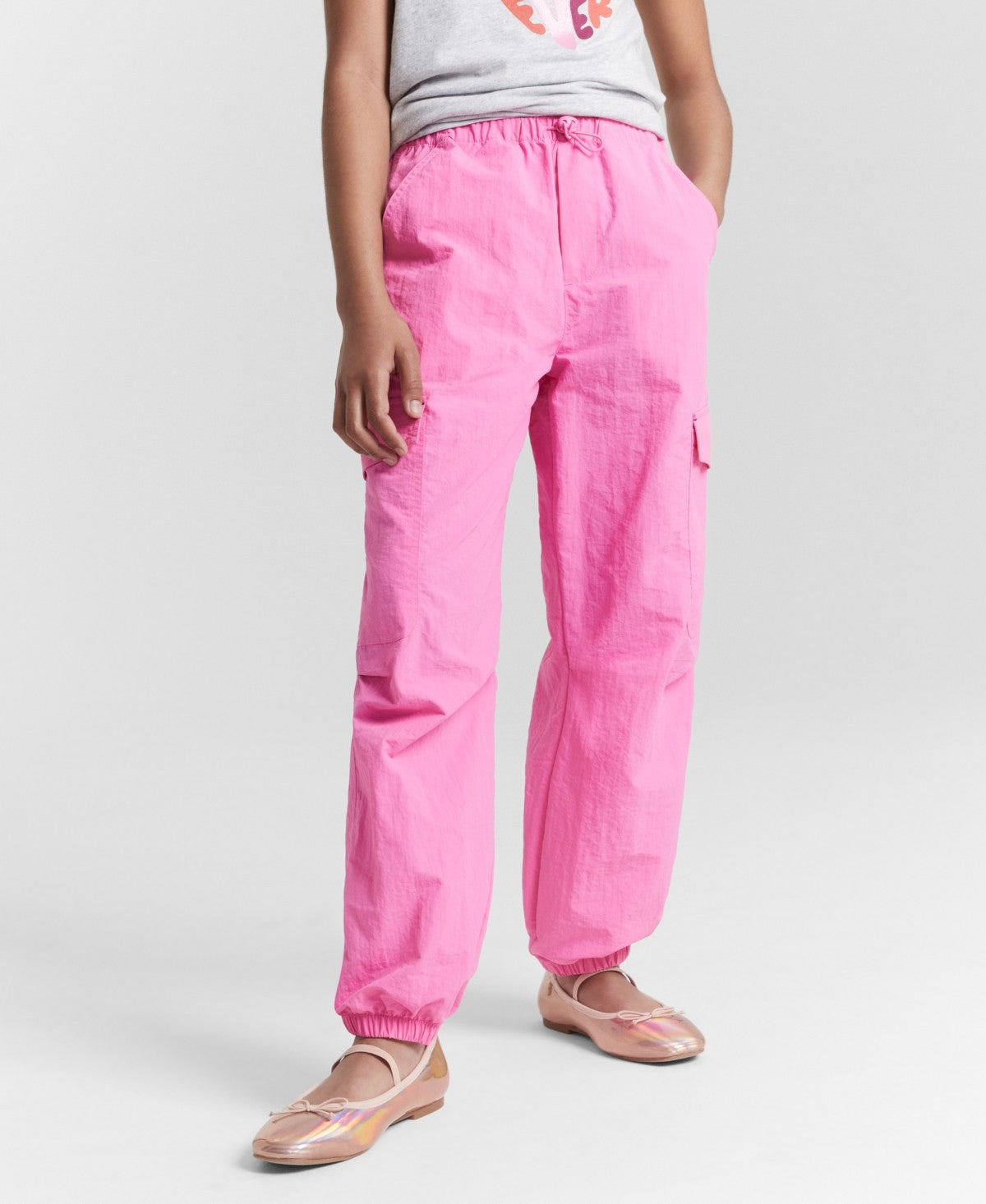 Epic Threads Girls Cargo Pants S - Pop Pink