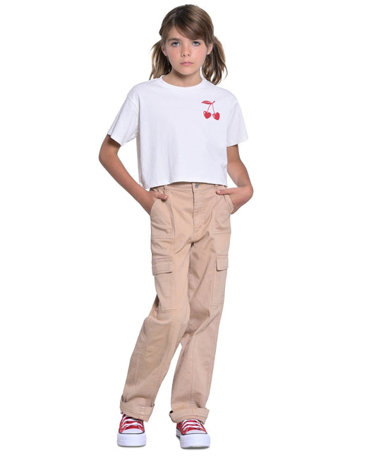With Jules Big Girls Straight-Leg Cargo Pants L (12/14)