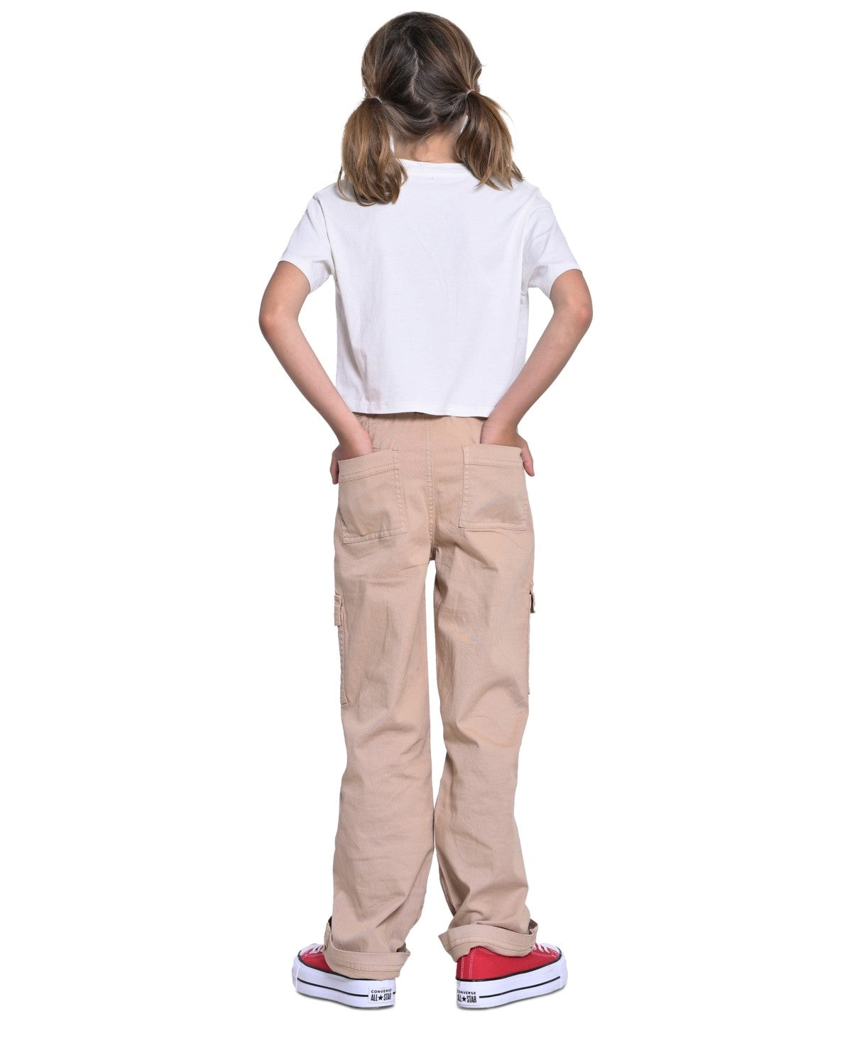 With Jules Big Girls Straight-Leg Cargo Pants L (12/14)