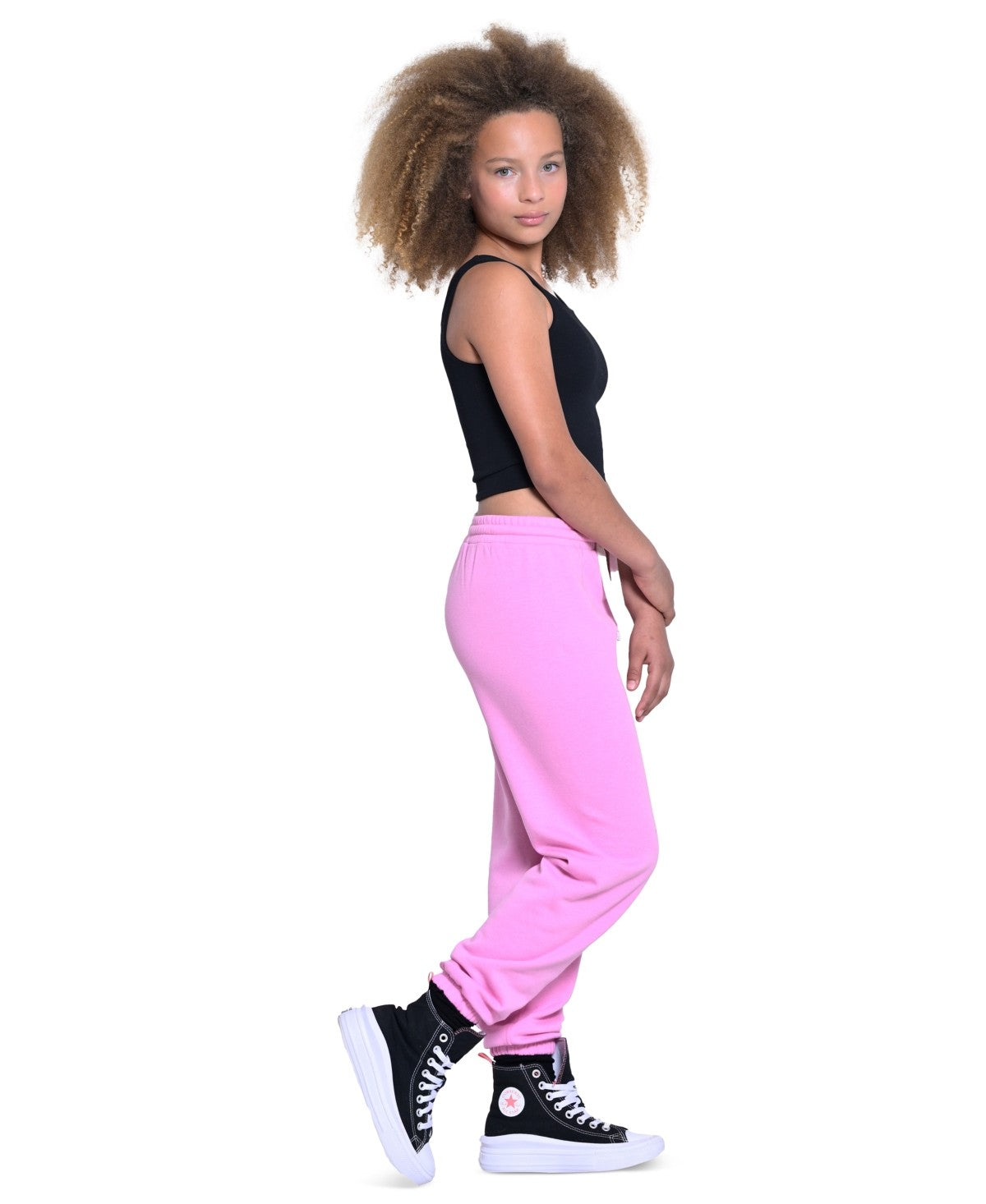 With Jules Big Girls Jogger Sweatpants XL Pink