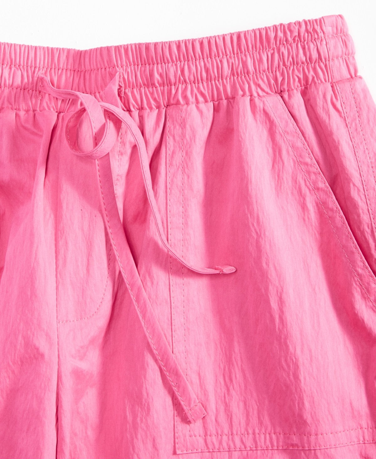 With Jules Girls Twill Cargo Jogger Pants - Bright Pink M