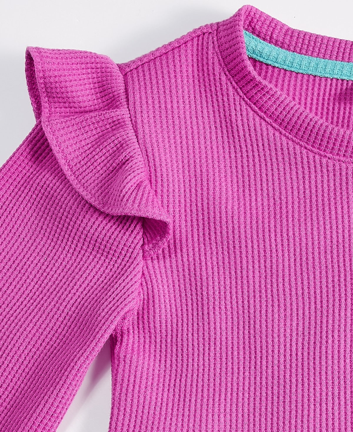 Epic Threads Toddler Girls Waffle Peplum Set 4T - Pink Orchid