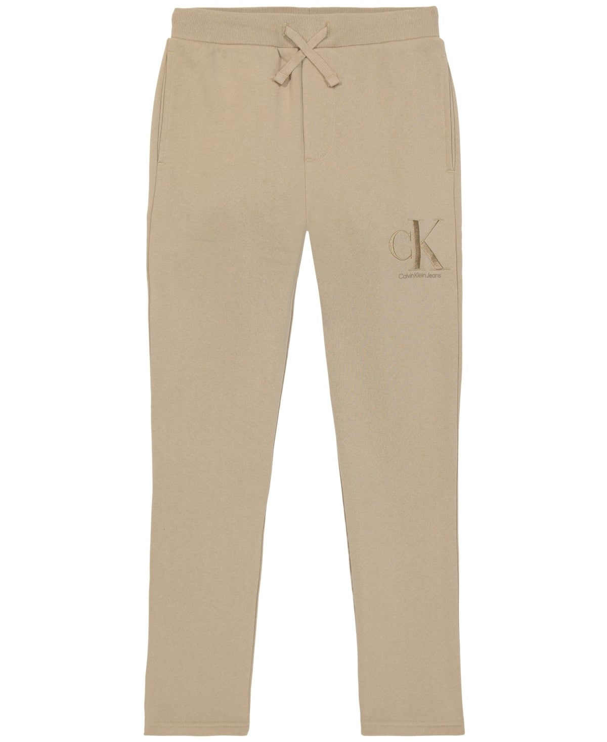 Calvin Klein Boys Luxe Fleece Jogger M (Greige