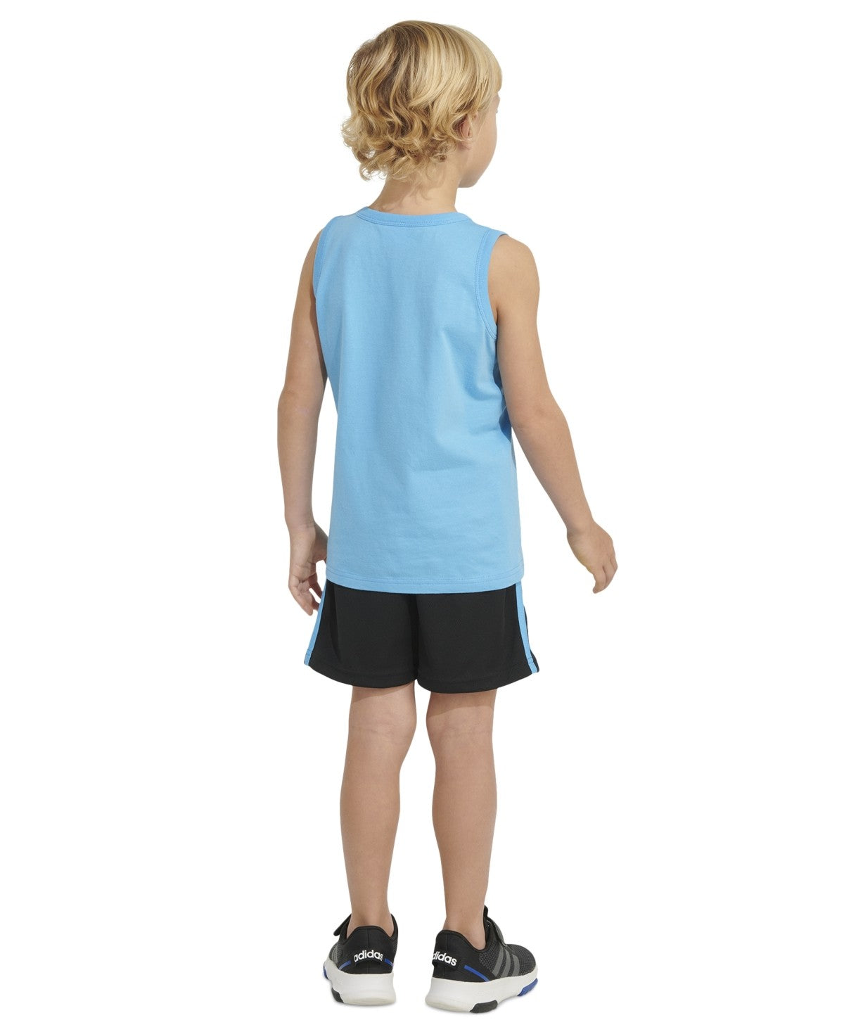 Adidas Boys 3-Stripe Shorts Set Size 6