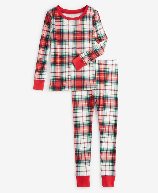 Holiday Lane Winterton Plaid Family Pajamas Set, Size 7 boys
