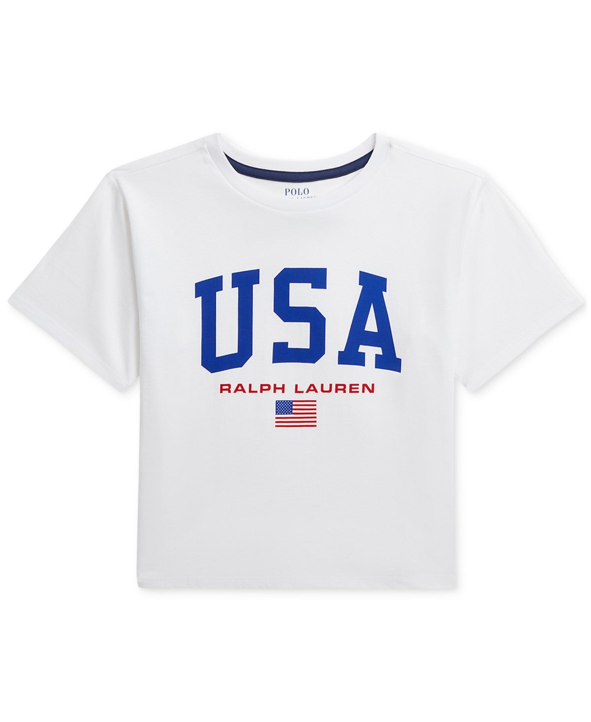 Polo Ralph Lauren Girls Logo Cotton Jersey Tee - White, S