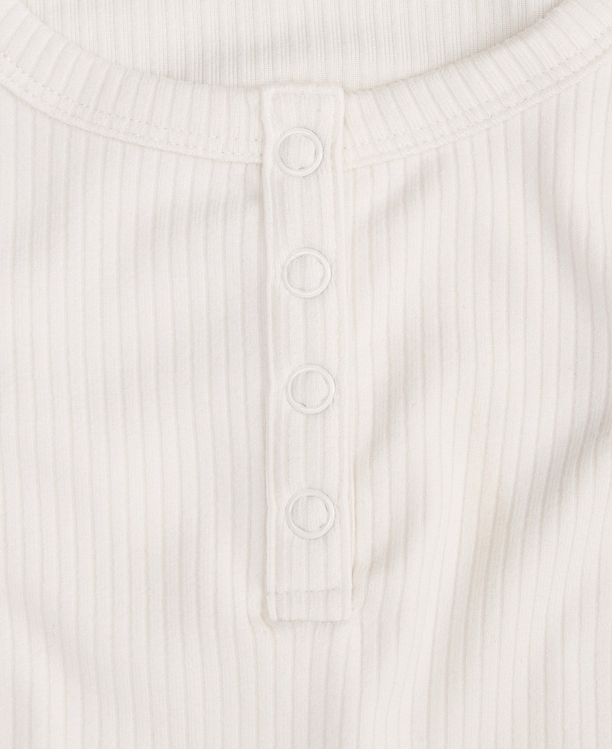 Epic Threads Girls Henley Top, Snowfall White, Size S