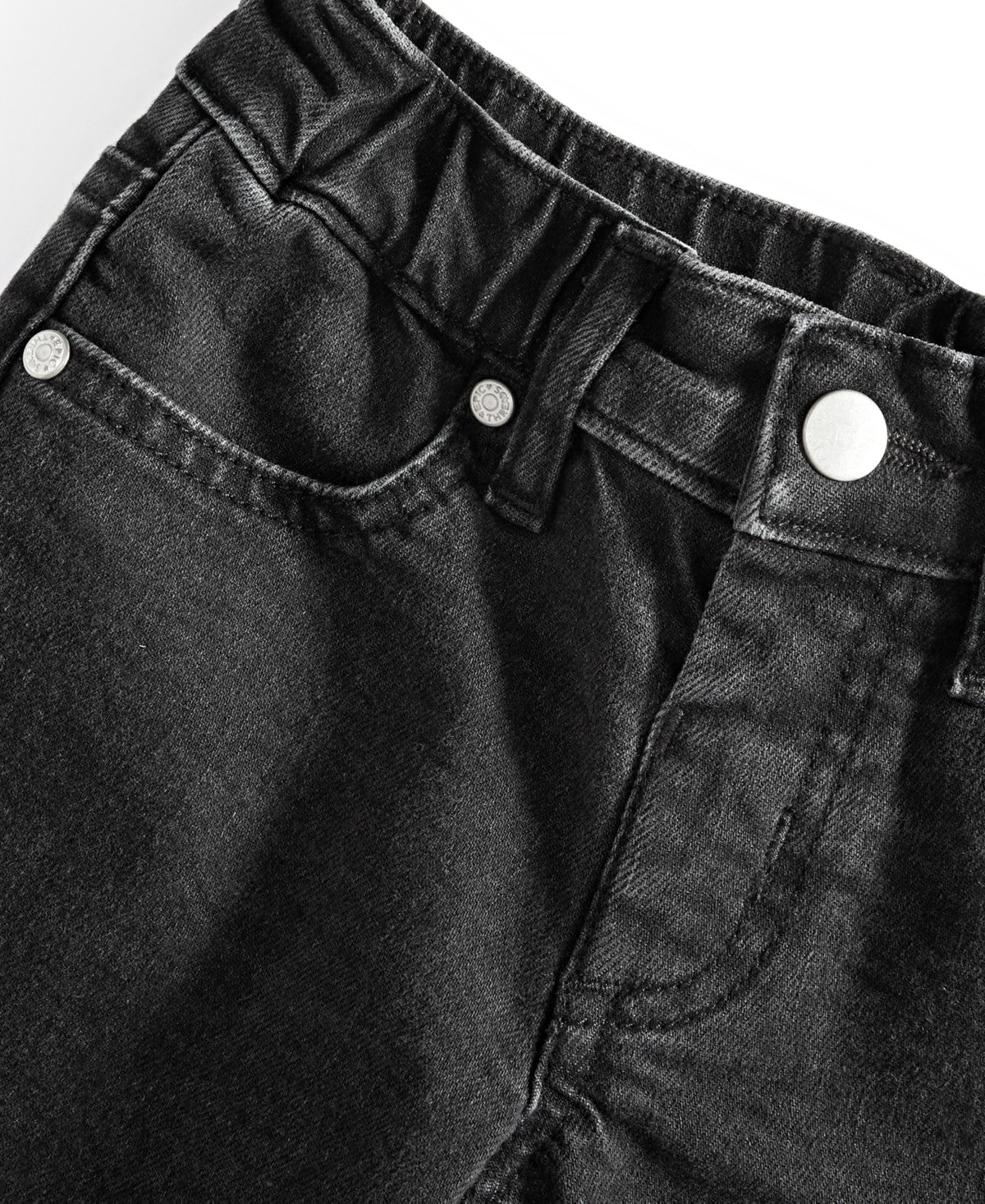 Epic Threads Toddler Boys Relaxed Denim Shorts 3T- Black