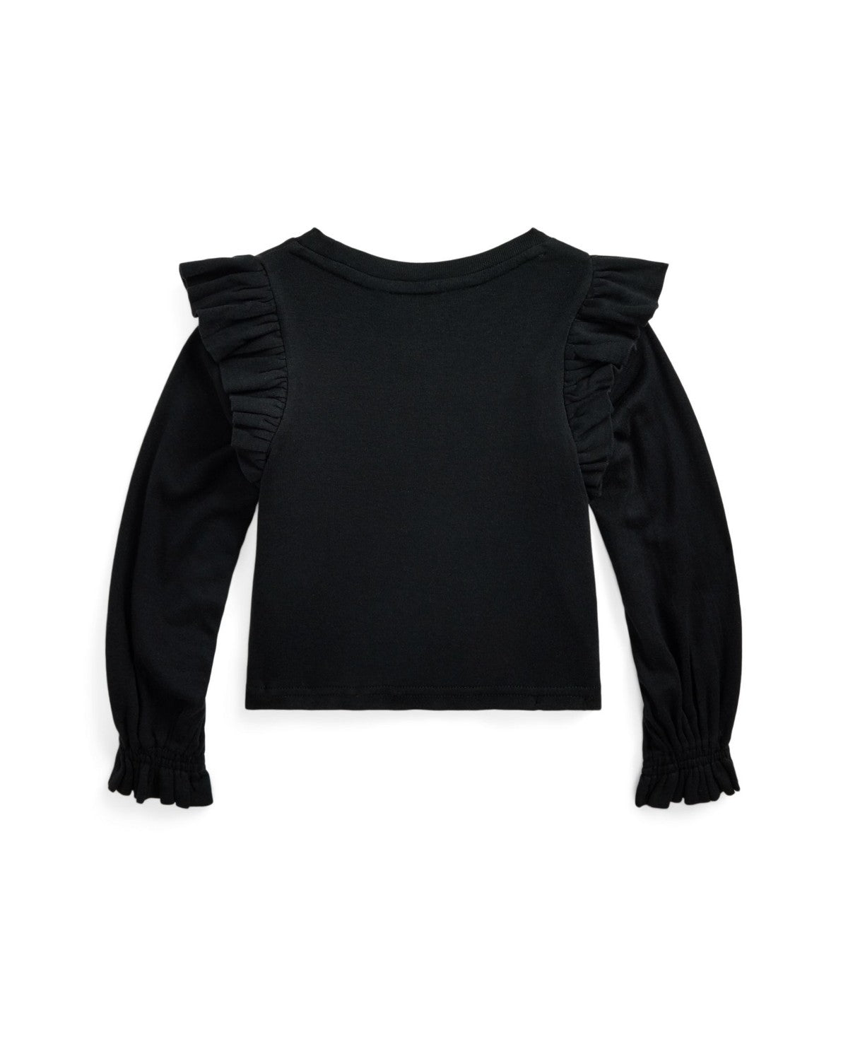 Polo Ralph Lauren Kids Ruffled Long Sleeve Top, Size 6 girl