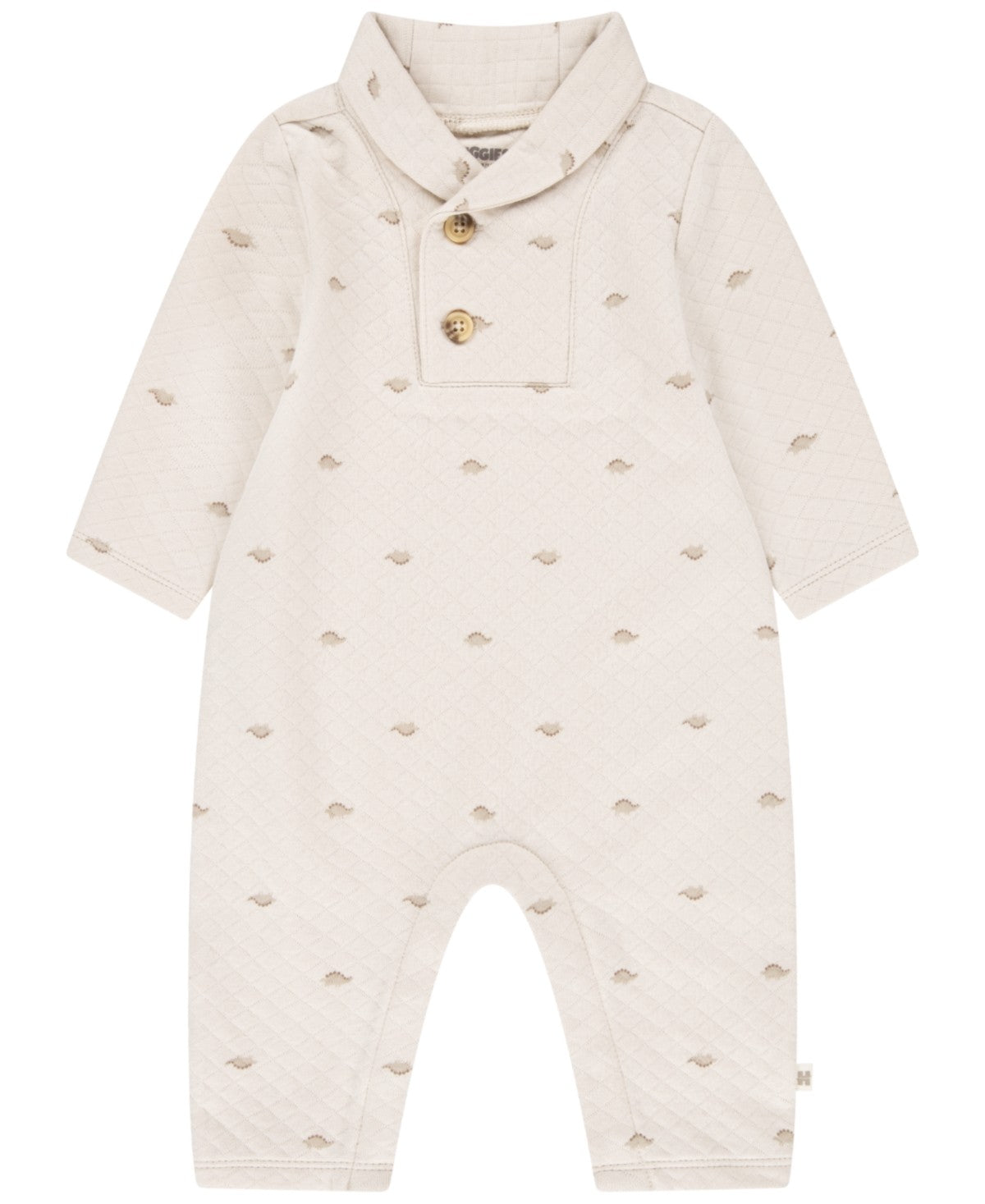 Huggies Quilted Coverall for Baby Boys, French Oak, 3M