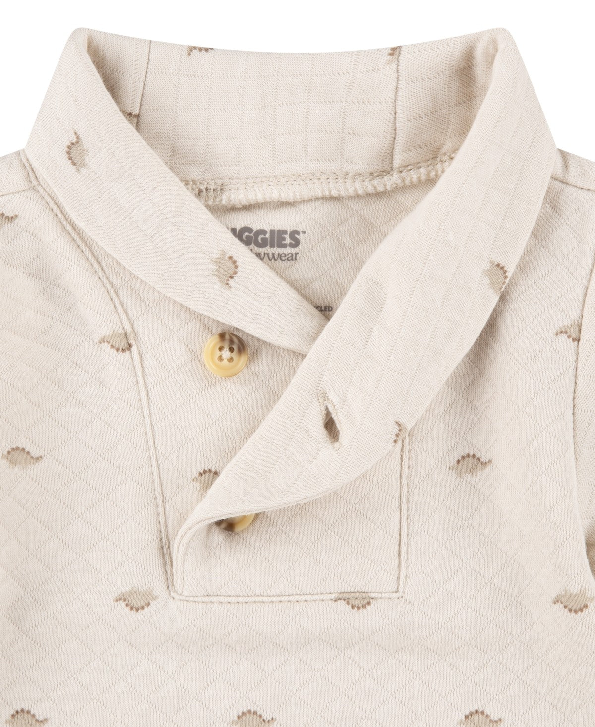 Huggies Quilted Coverall for Baby Boys, French Oak, 3M