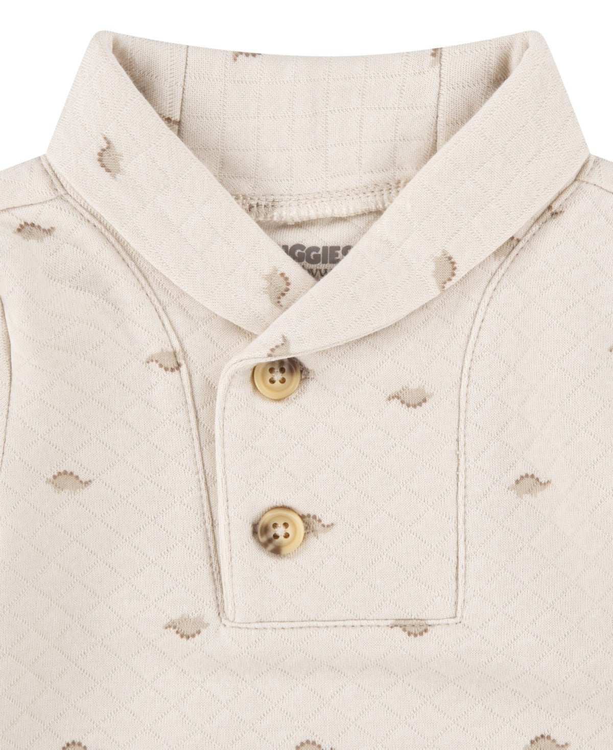 Huggies Quilted Coverall for Baby Boys, French Oak, 3M