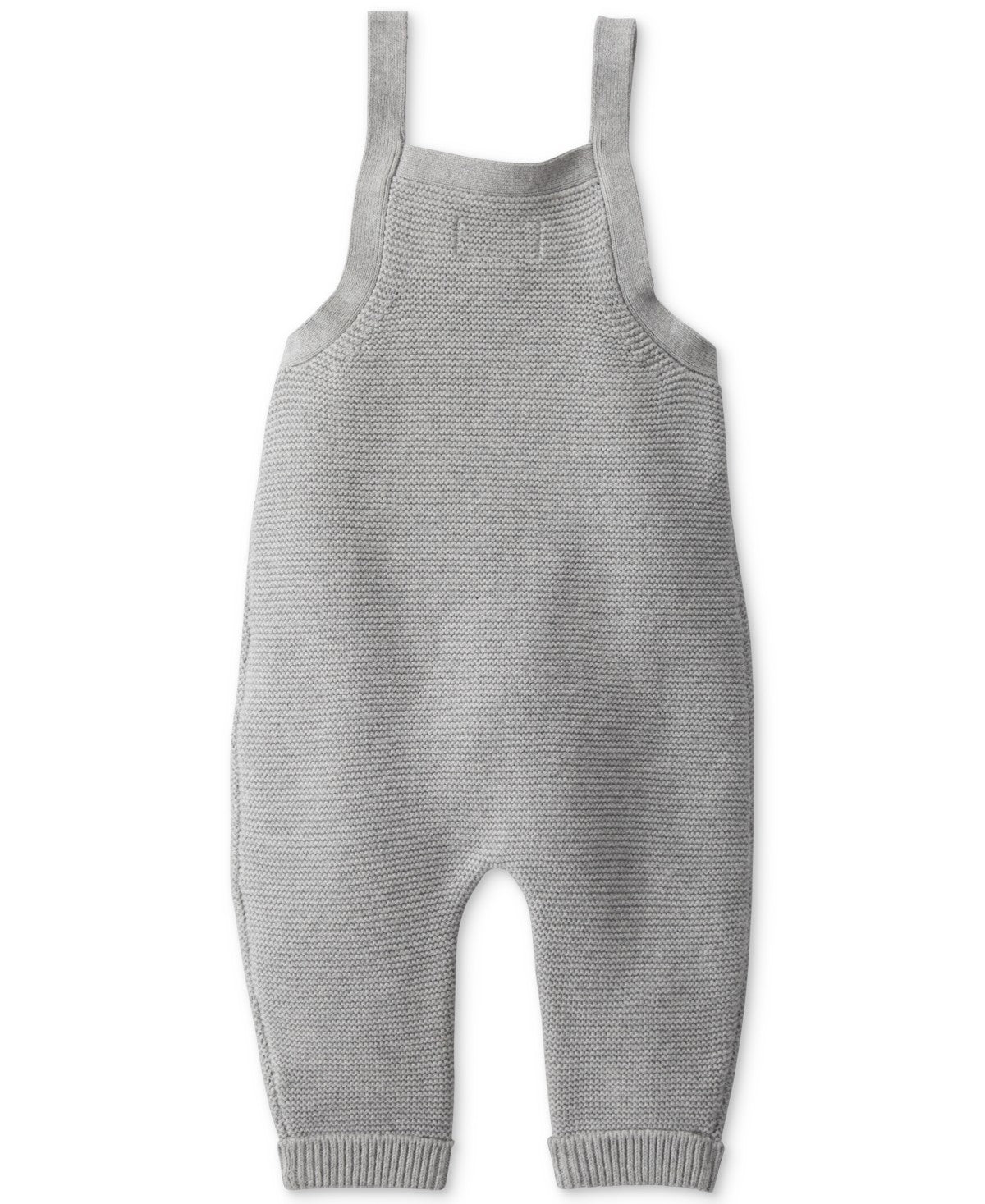 Baby Little Planet by Carter's Organic Cotton Sweater Knit Overalls, Boy's, Size: 9 Months, Light Gray