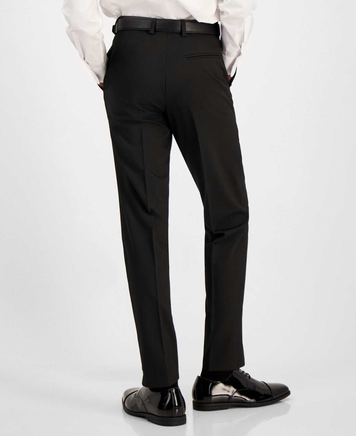 Kenneth Cole Reaction Boys' Slim Fit Dress Pants, Size 10R- Black