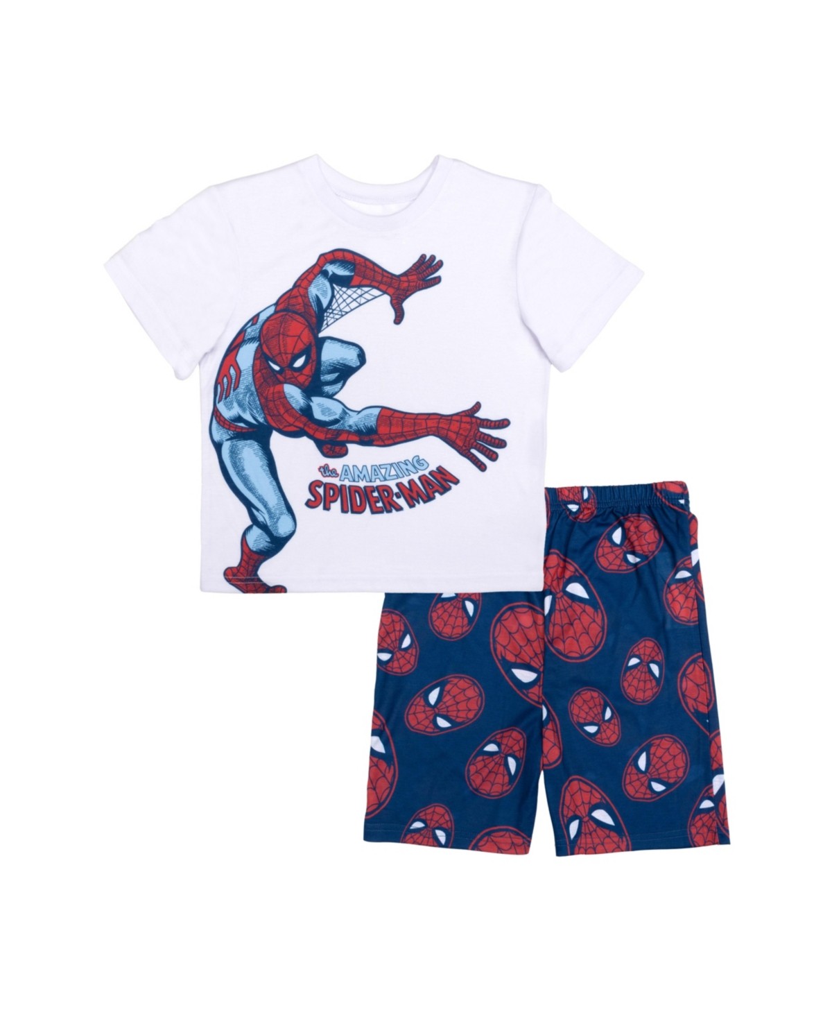 Spider-Man Big Boys 2PC Pajama Shorts Set - Assorted