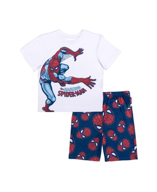 Spider-Man Big Boys 2PC Pajama Shorts Set - Assorted