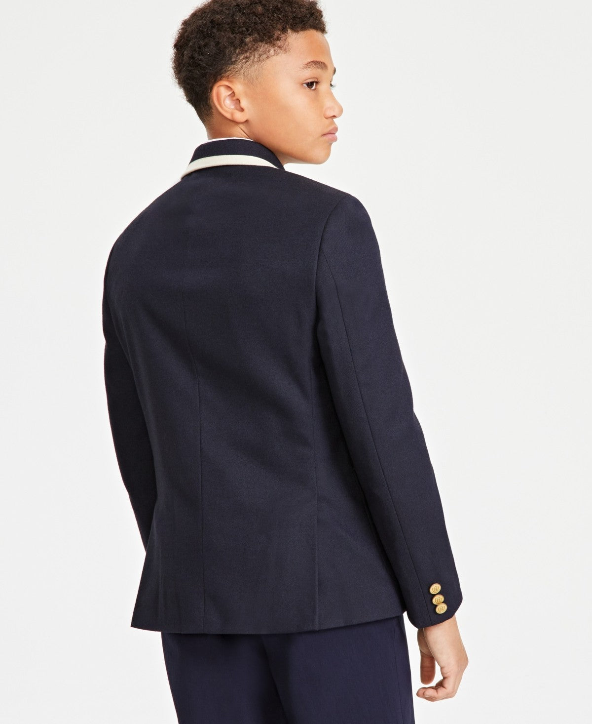 B By Brooks Brothers Boys Classic Stretch Suit Jacket 14R Midnight