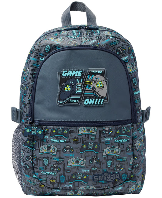 Smiggle Junior Bag Backpack Epic Adventures - Grey - Boy