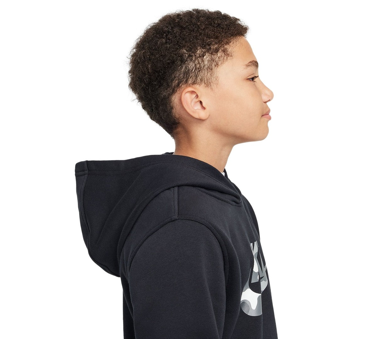 Nike Sportswear Club Fleece Hoodie - Black, Size S boys