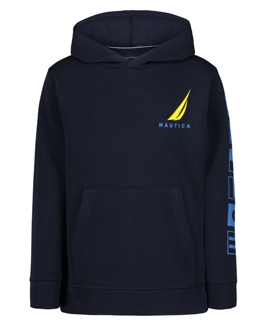 Nautica Toddler Boys Flag Pullover Hoodie Sport Navy  size 2T