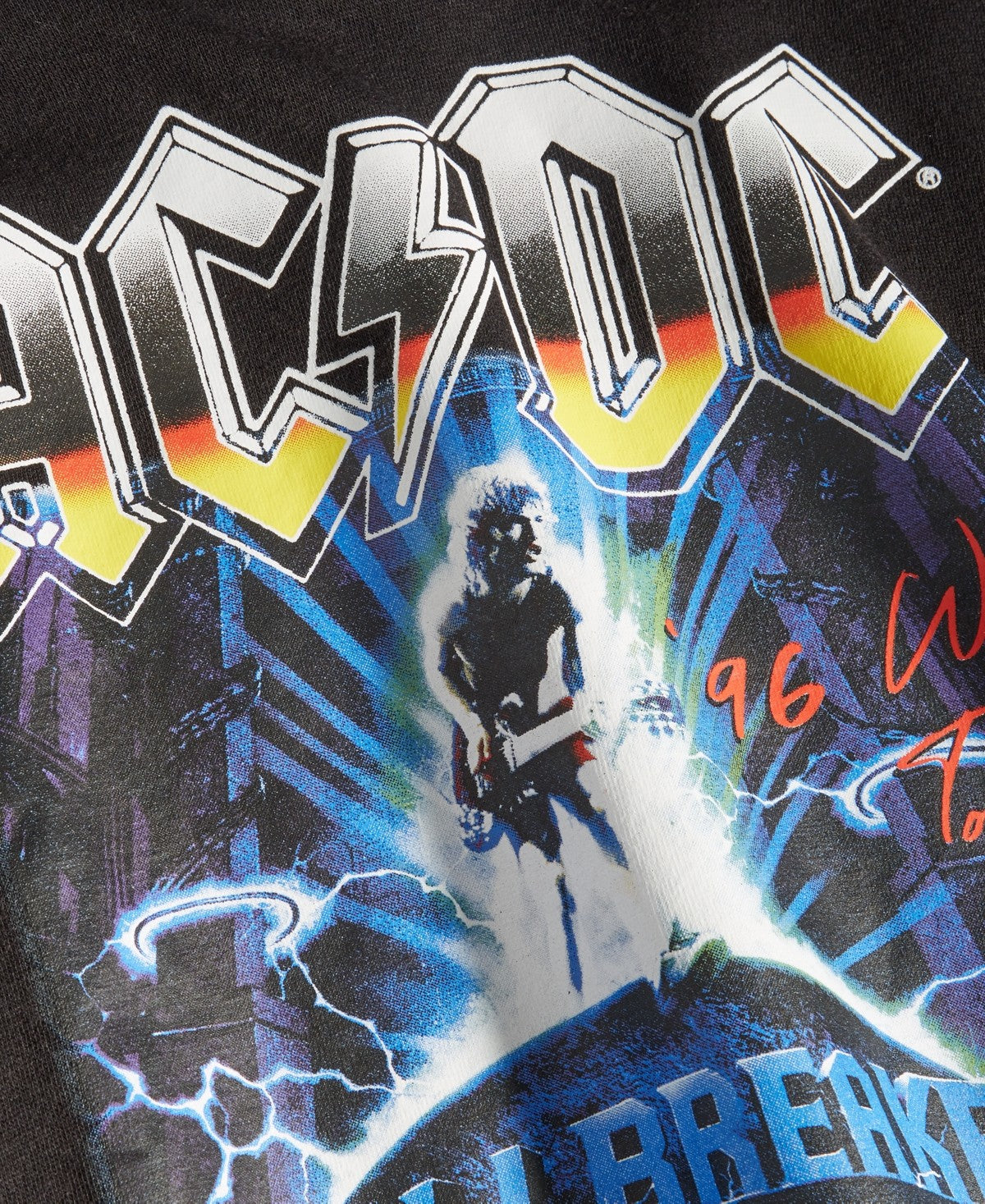 Grayson Threads boys AC/DC Graphic Hoodie Black, Size M