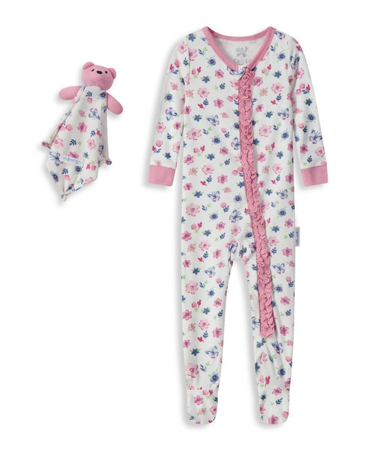 Max & Olivia Baby Girls 2-Piece Pajama Set, 24 Months