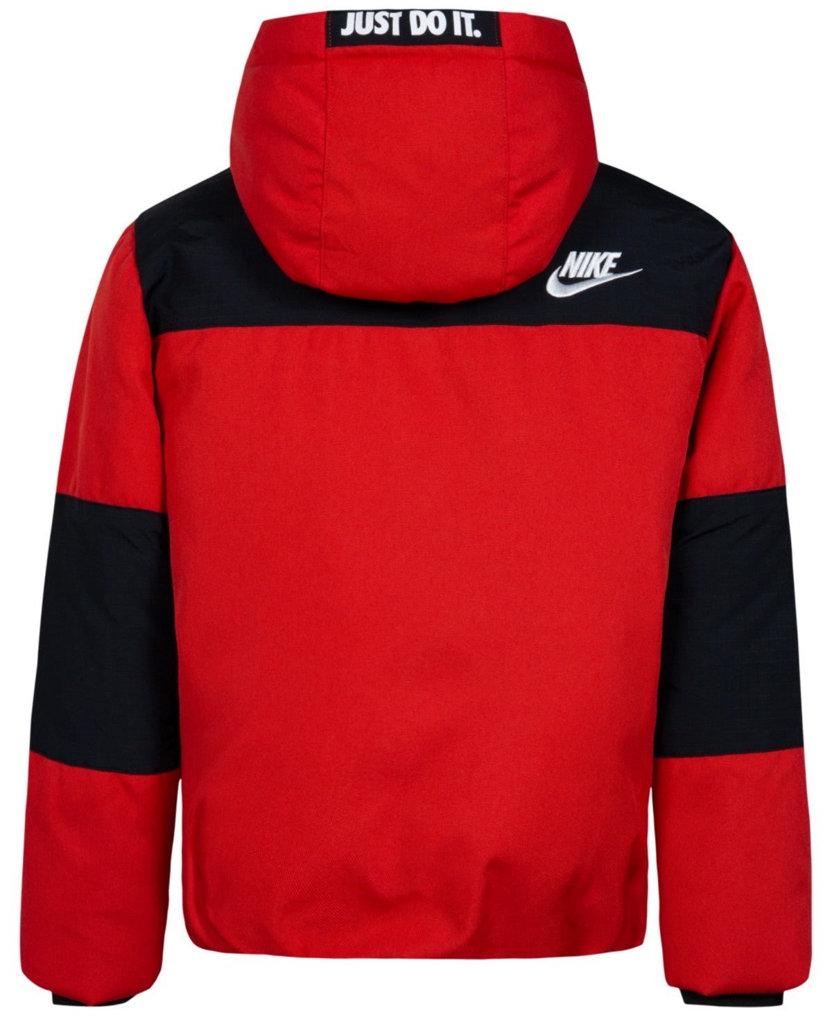 Nike Boys' Outdoor Woven Hooded Jacket, Bright Red, Size 6