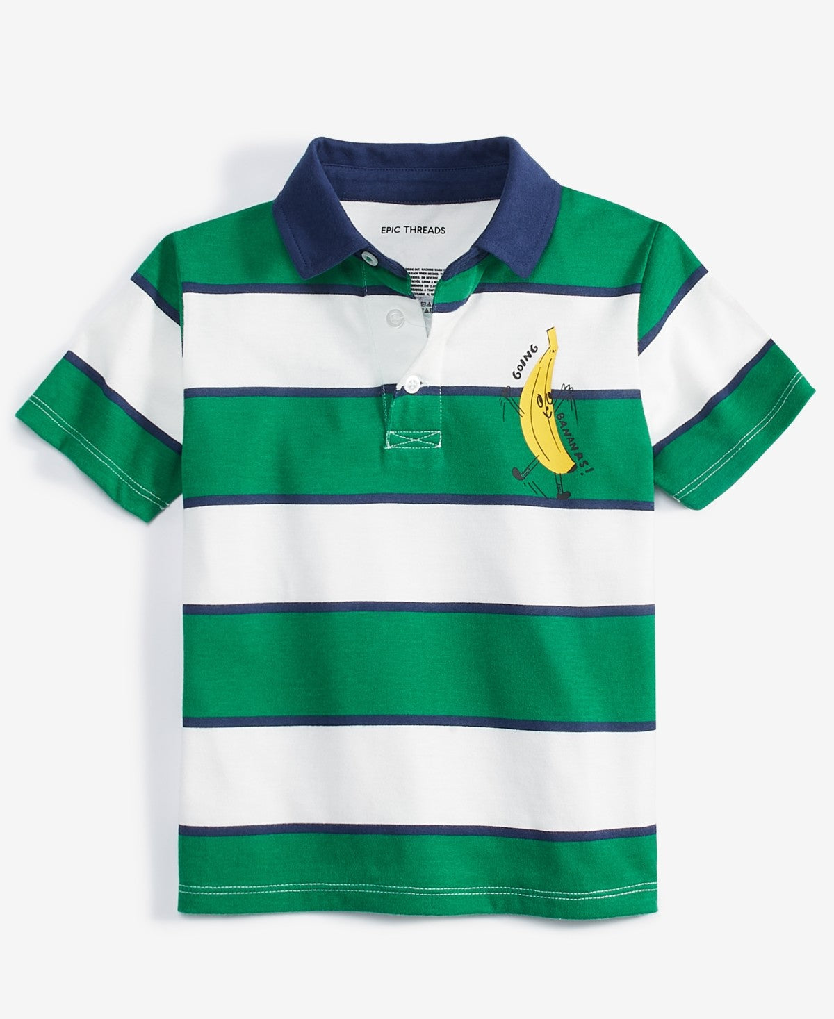 Epic Threads Toddler Boys Rugby Polo Shirt 3T - Medieval Blue