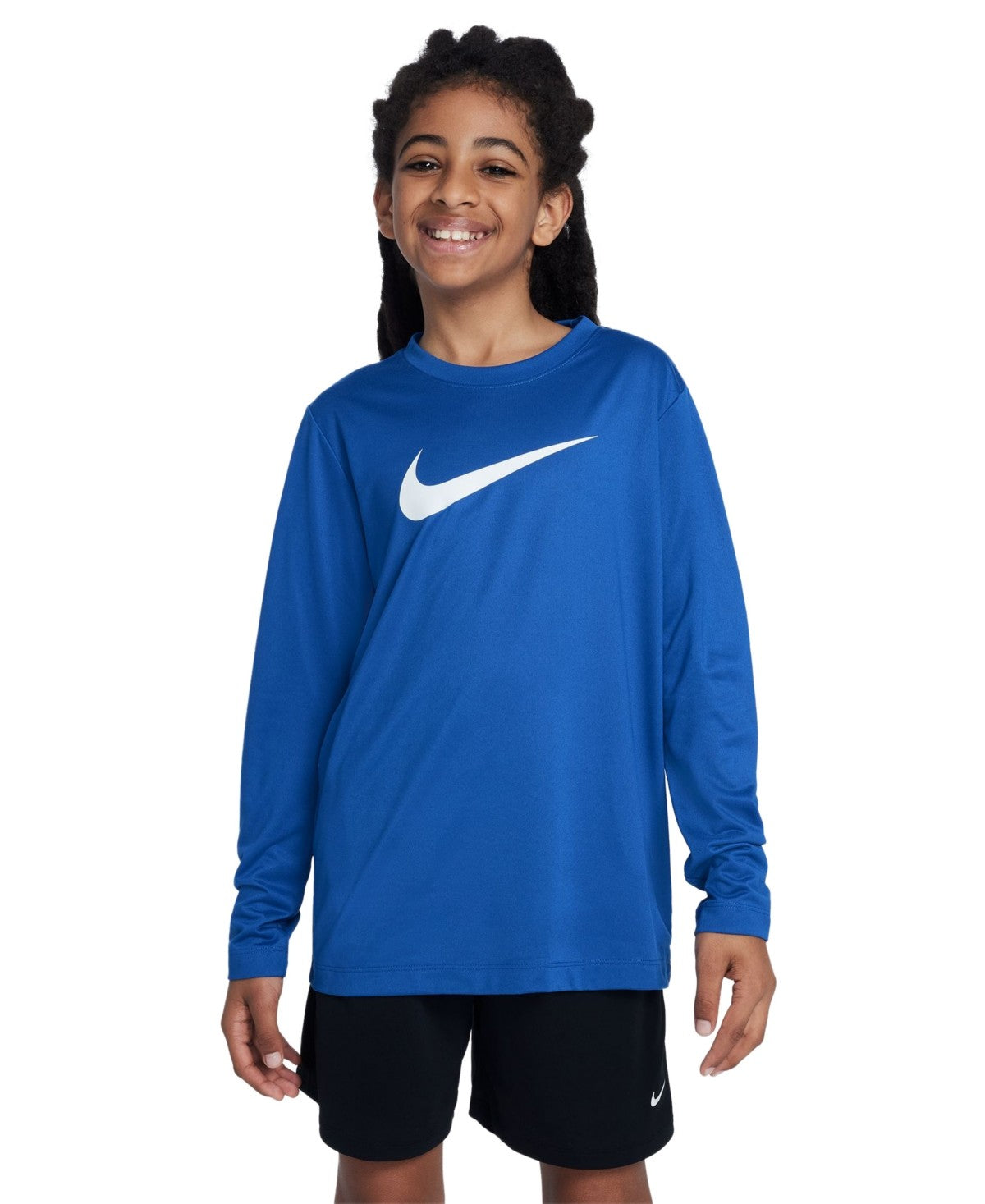 Nike Legend Dri-Fit Long-Sleeve T-Shirt Game Royal, Size S Boy