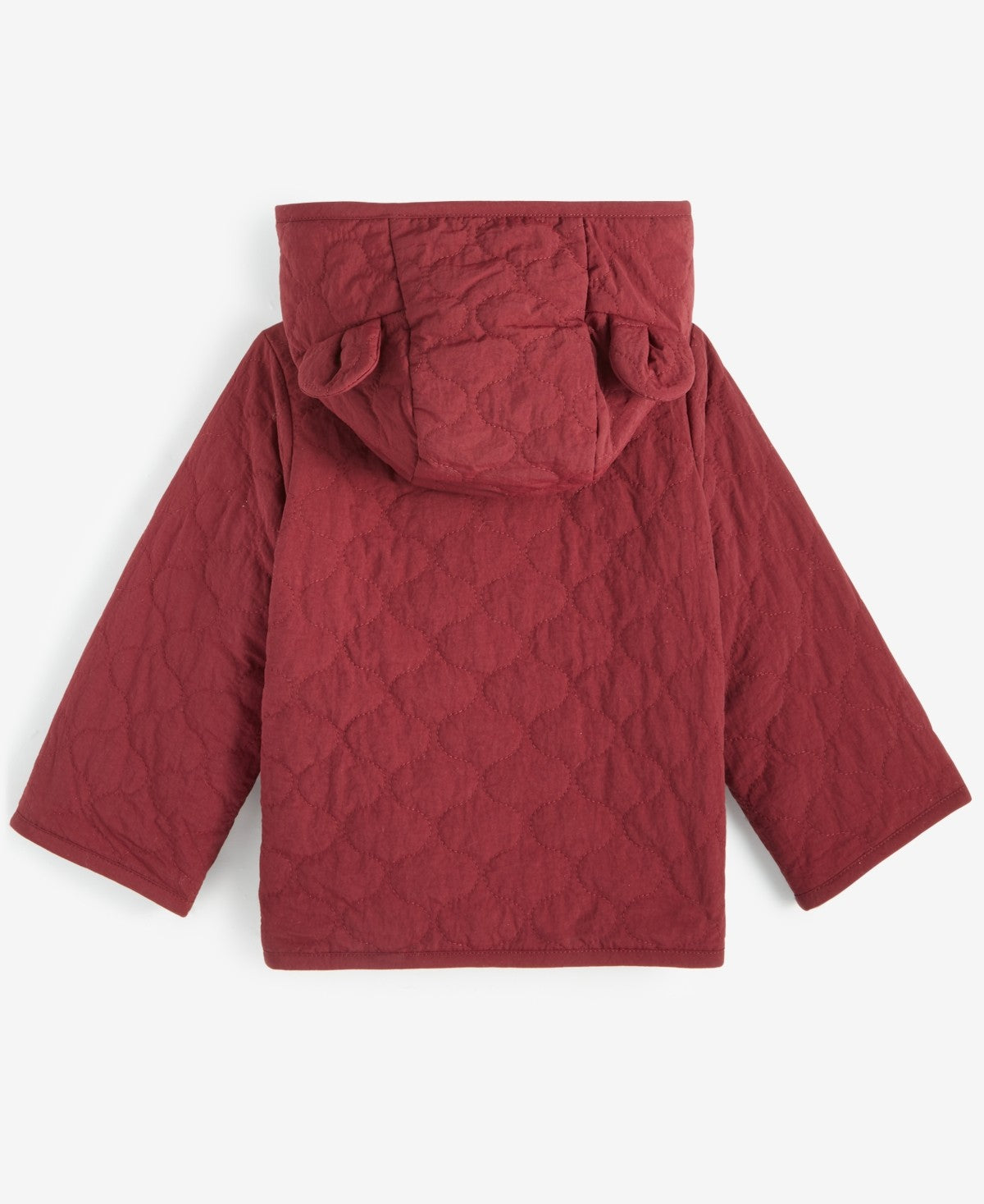 First Impressions Hooded Quilted Jacket, 3-6 Months - Scarlet Wine boys
