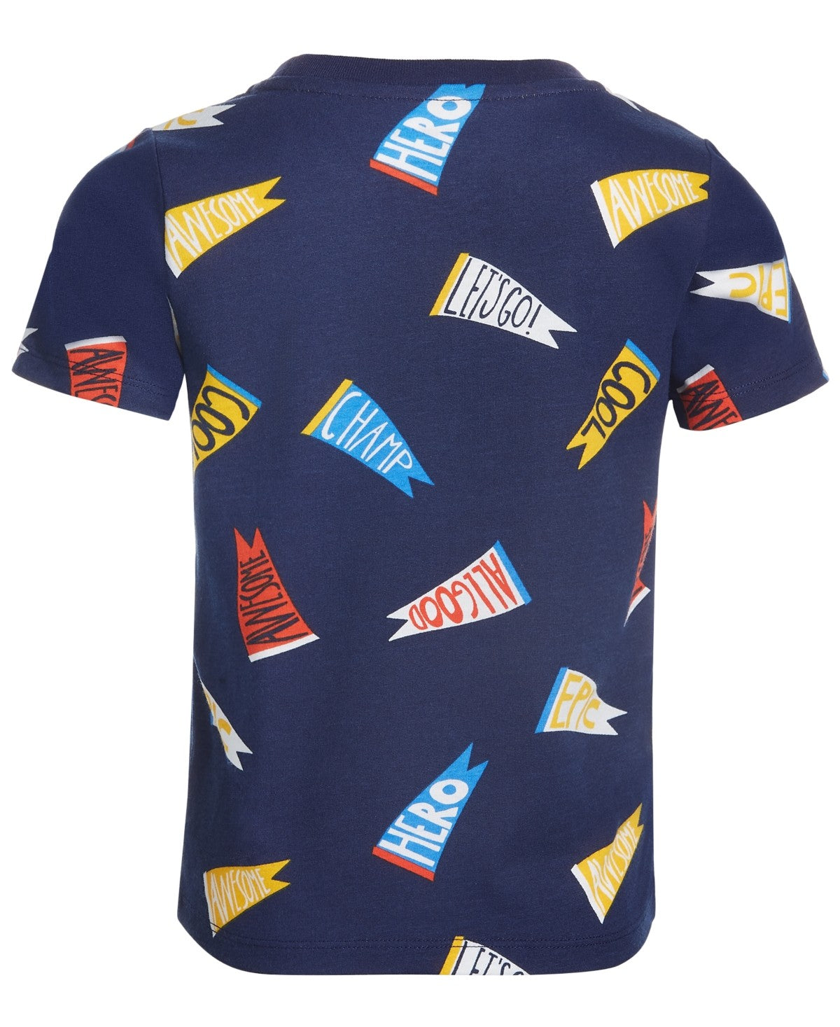 Epic Threads Toddler Boys Varsity T-Shirt, Medieval Blue, 2T