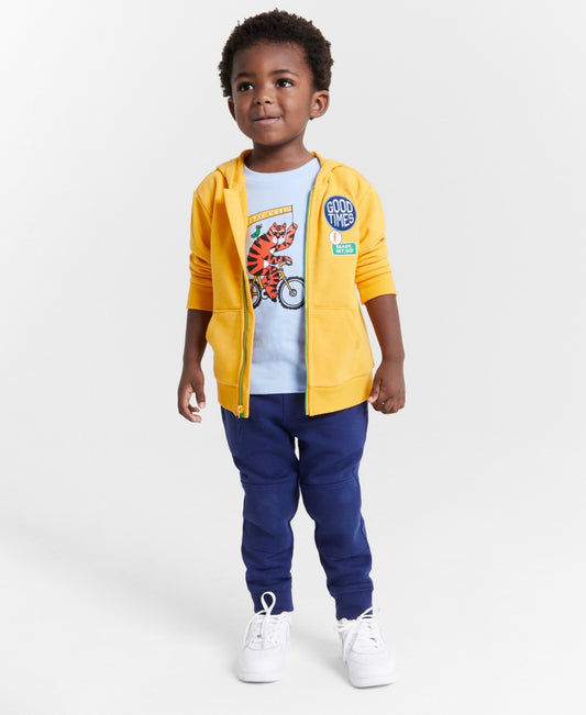 Epic Threads Toddler Boys Zip-up Hoodie 4T- Midsummer Gold