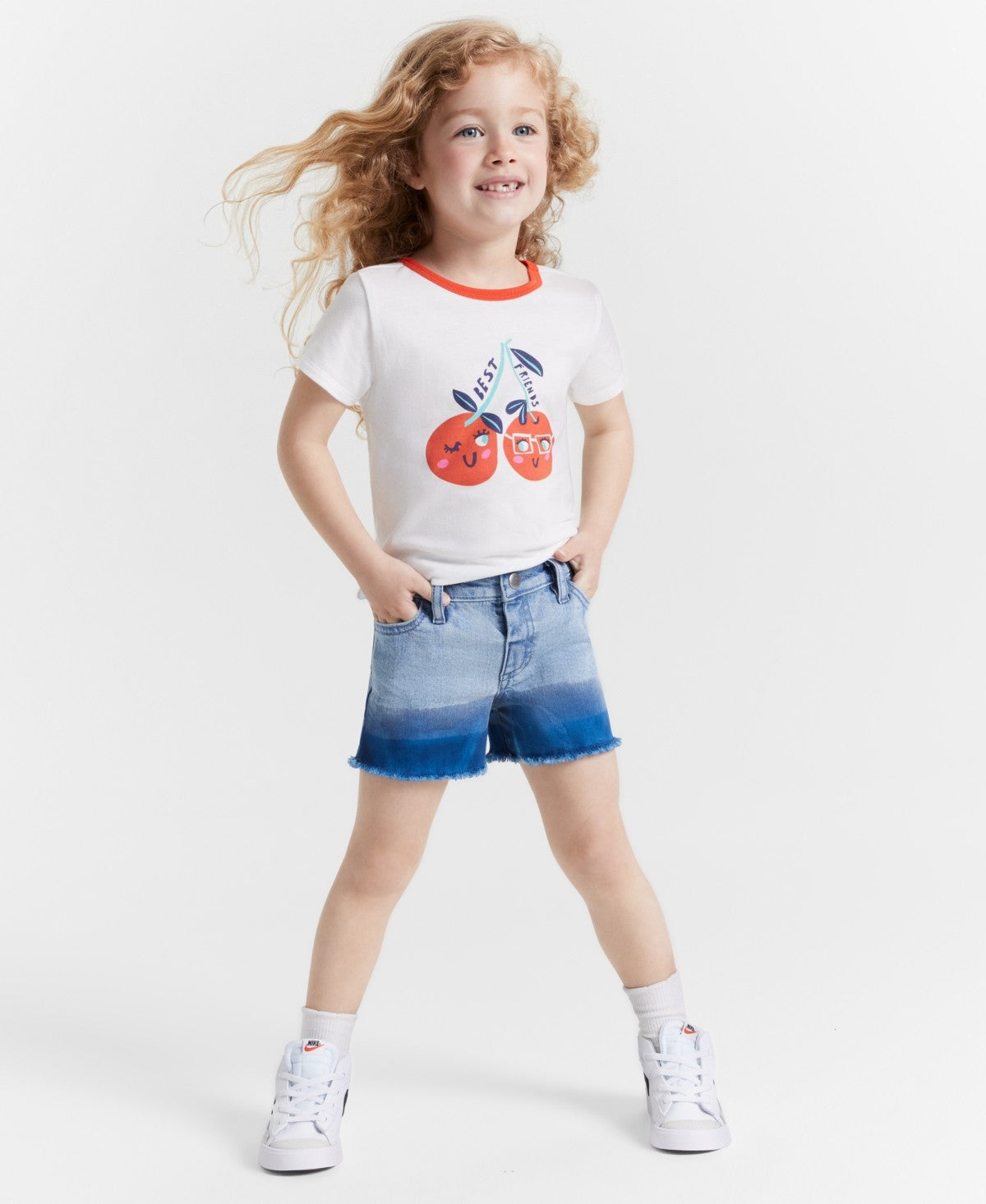 Epic Threads Toddler Girls Fressia Denim Shorts 3T - Fressia Wash