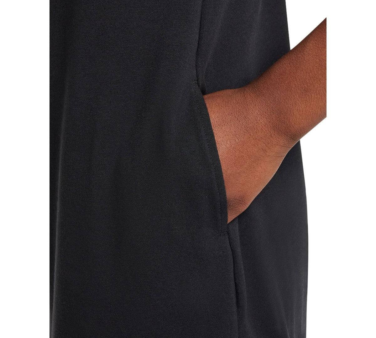 Nike Sportswear Dress for Girls, Large, Black/White