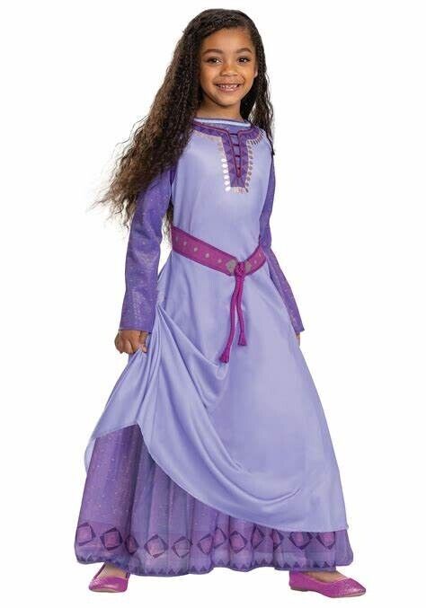 Disney Asha Adventure Dress, Children Size S Girl