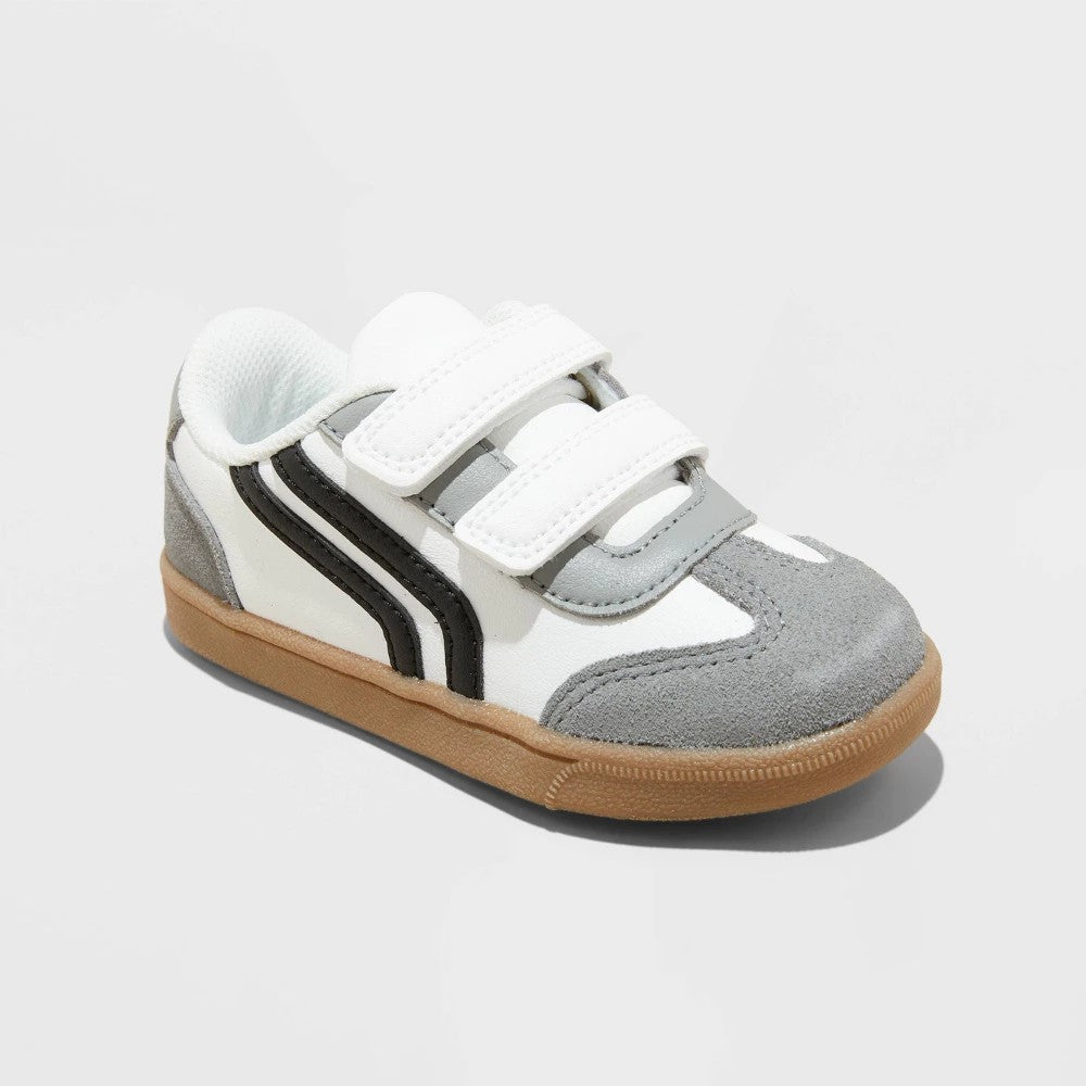 Cat & Jack Toddler boys Sneakers Size 11 White/Gray