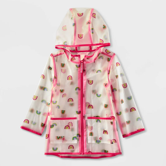 Toddler Rainbow Novelty Rain Jacket - Cat & Jack™ 5T