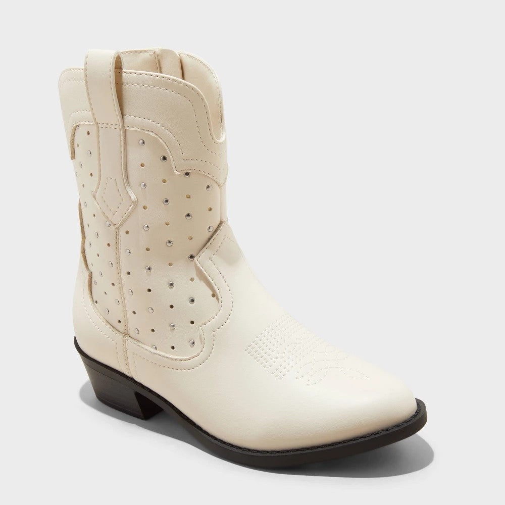Girl Boots - Art Class White 3:  Width, Zipper Closure