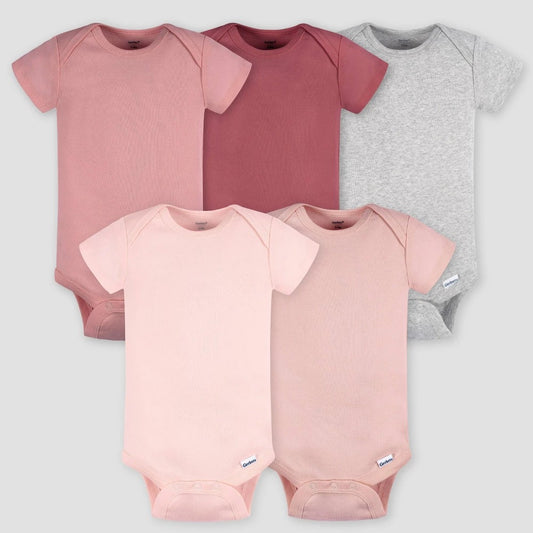 Gerber Childrenswear Baby Onesie 24M, 
girl 5pc