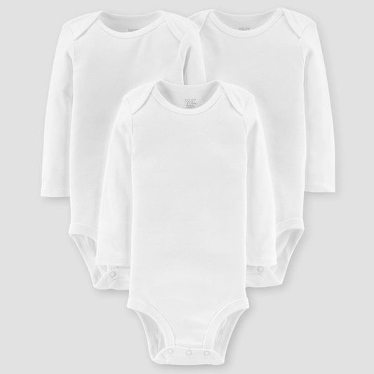 Carter's Baby boy  Bodysuit 3pk Long Sleeve 6M