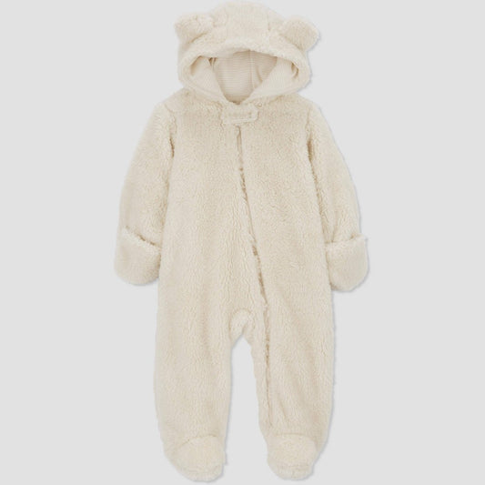 Carter's boys Baby Jumpsuit Cream 6M
