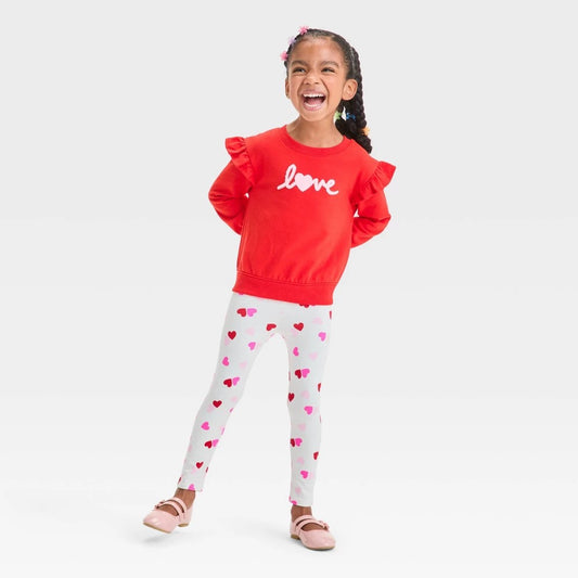Cat & Jack Toddler Girls' Set 2T Red