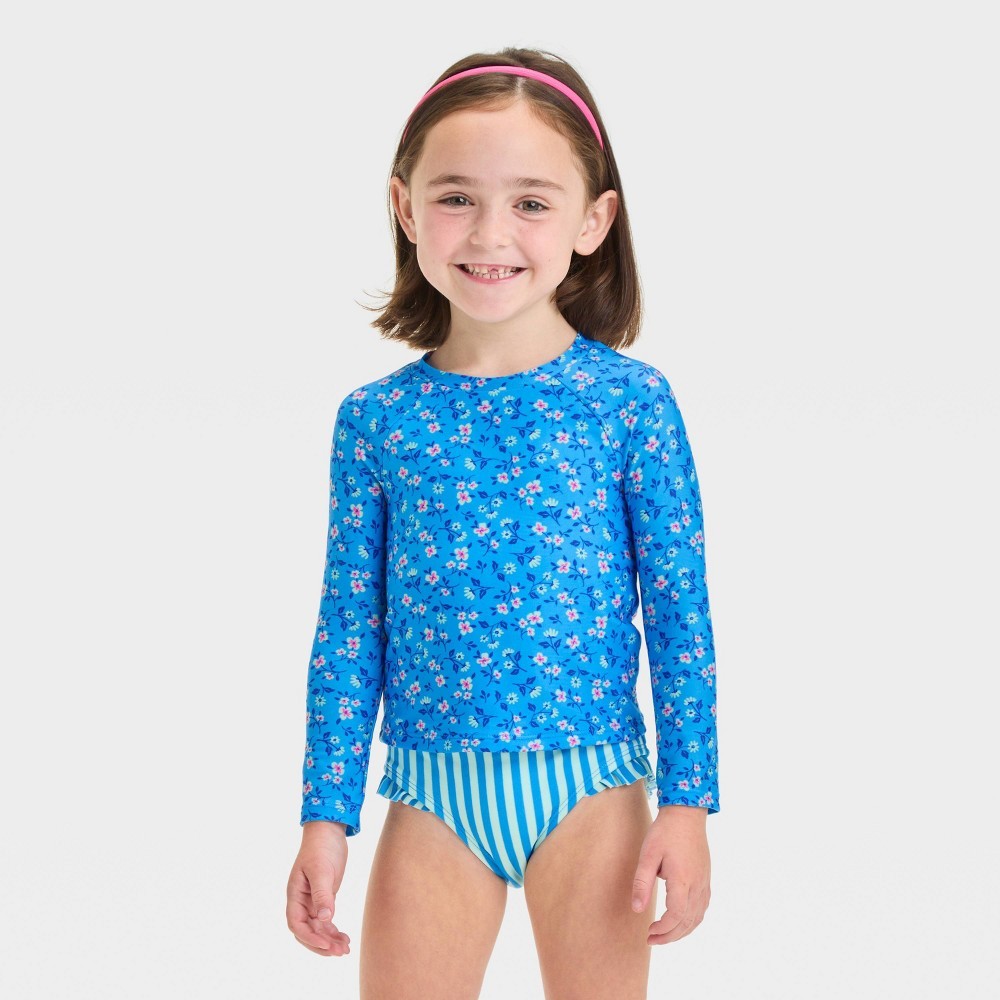 Cat & Jack  Girls' Tankini Set 12M - UPF 50+ Floral